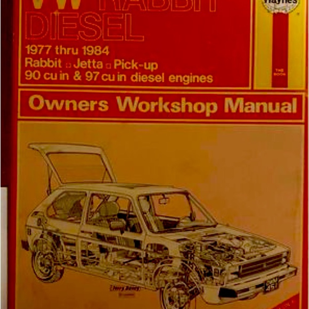 Haynes automotive repair manual for 1977 - 1984 Diesel Rabbit, Jetta, Pickup